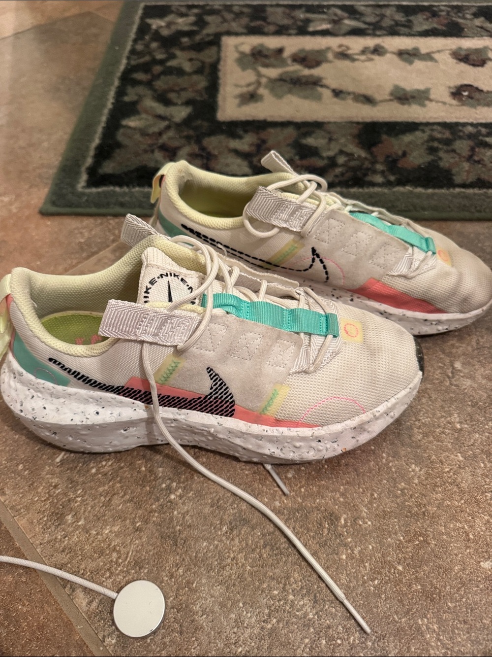 Nike Women’s White Multicolor Running Shoes